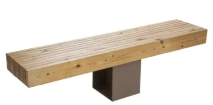Bancă pentru parc model 1DCD